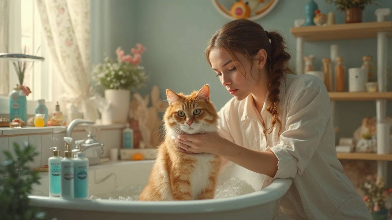Как часто нужно мыть кошку шампунем от блох?