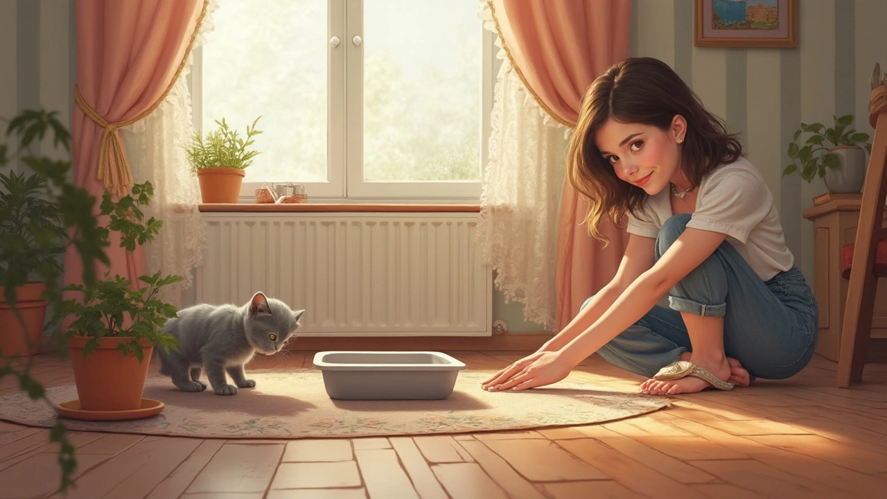 Приучение котят к лотку: со скольки недель начинать и как не ошибиться