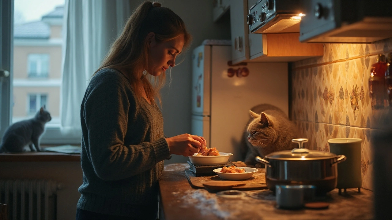 Почему котам нельзя варёную курицу: риски, нормы и безопасная альтернатива