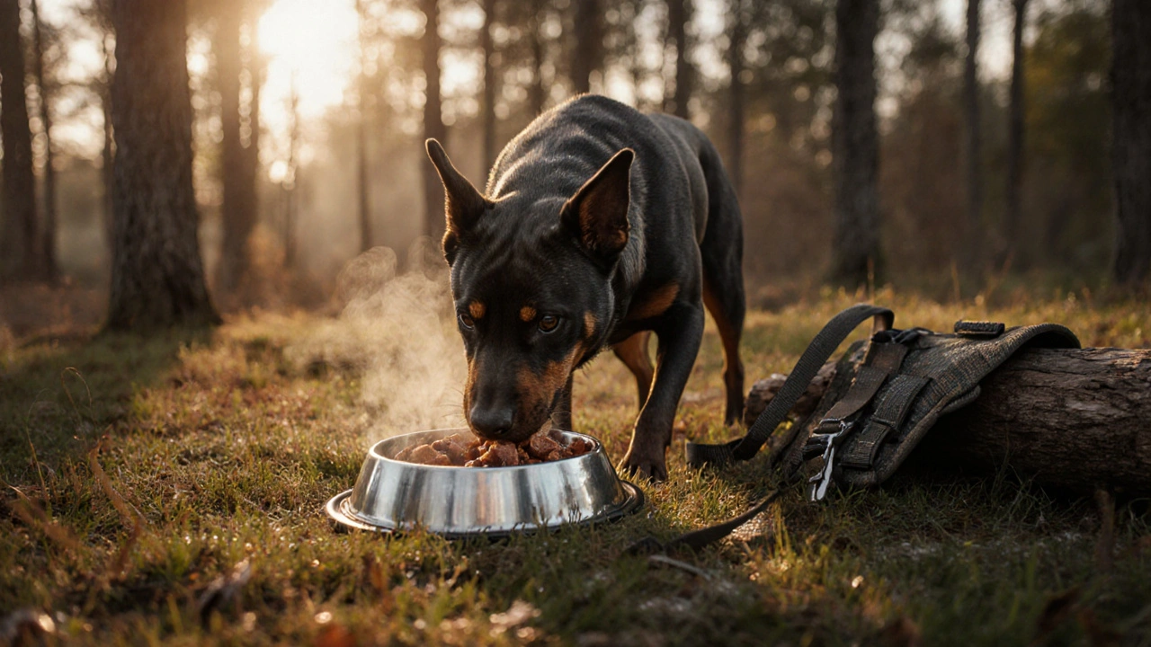 Какой влажный корм лучше всего подходит для охотничьих собак?