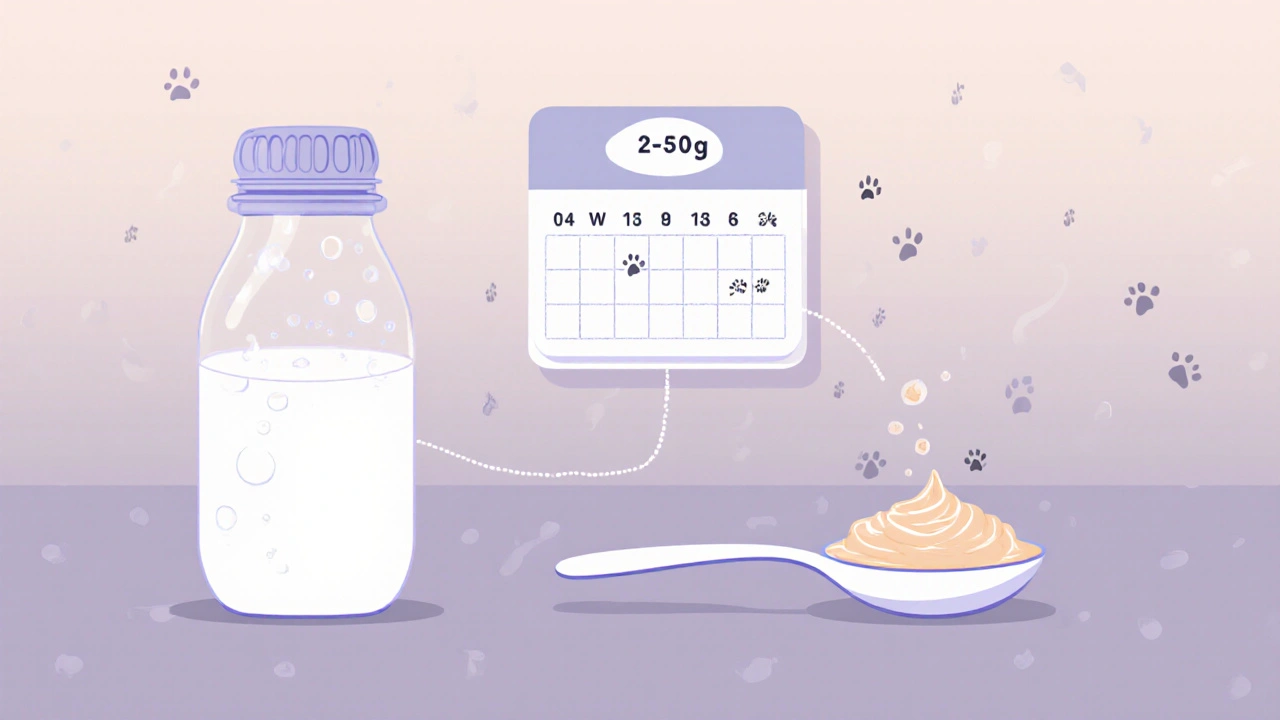 Переход котёнка от молочной смеси к влажному корму, символизирующий рост.