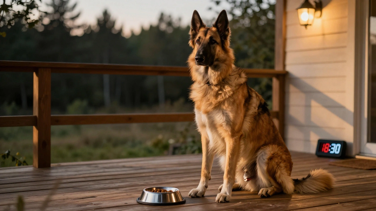 Во сколько вечером лучше кормить собаку: оптимальное время для охотничьей породы